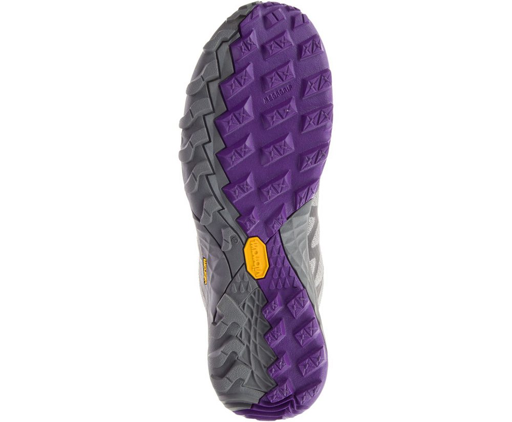 Merrell Støvler Dame - Siren 3 Mid Waterproof - Grå/Lilla - TCW427613
